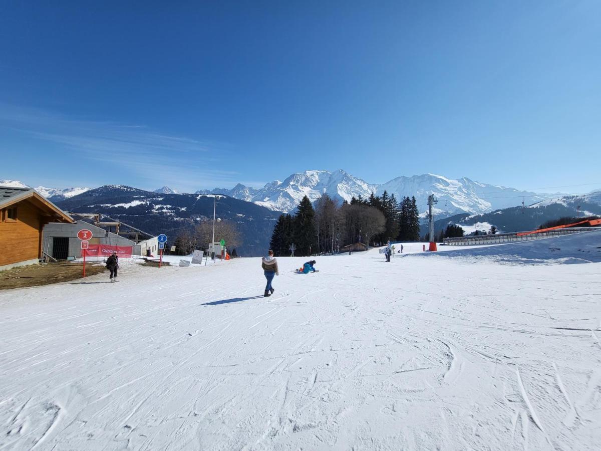 Appartement Dans Chalet Avec Piscine Couverte Saint-Gervais-les-Bains Exterior foto